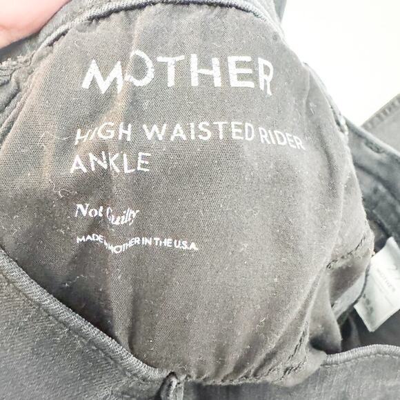 Mother High Waisted Rider Ankle Not Guilty Denim Jeans Size 27 - Picture 6 of 11